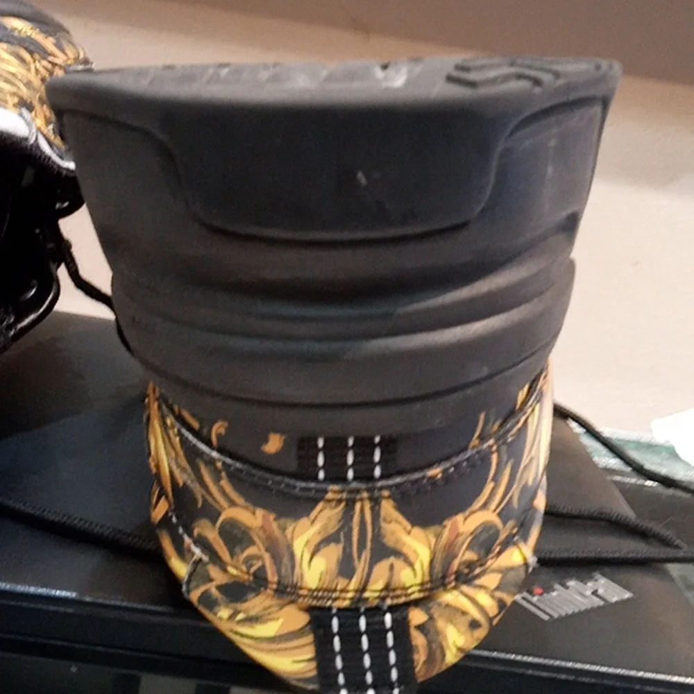 Versace Black & Gold Baroque Men’s Sneakers